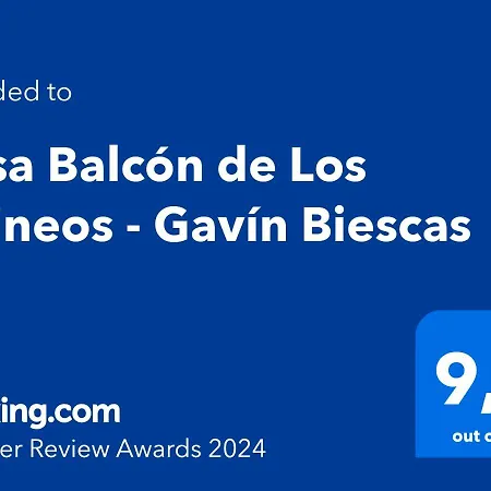 Casa Balcon De Pirineos - Biescas Gavín