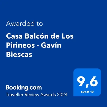 Casa Balcón De Pirineos - Biescas Gavín